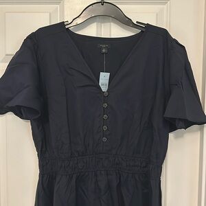 Ann Taylor tiered midi dress XLP